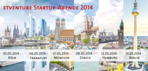 etventure Startup-Tour im Mai 2014