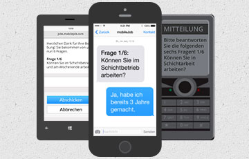 mobiljob bewerben via Handy/Smartphone