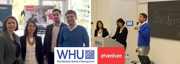 etventure beim WHU Founders Career Day