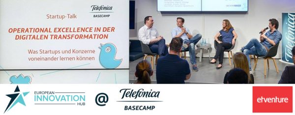 Der European Innovation Hub beim Startup Talk von Telefónica