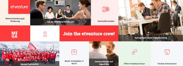 etventure Karriereseite