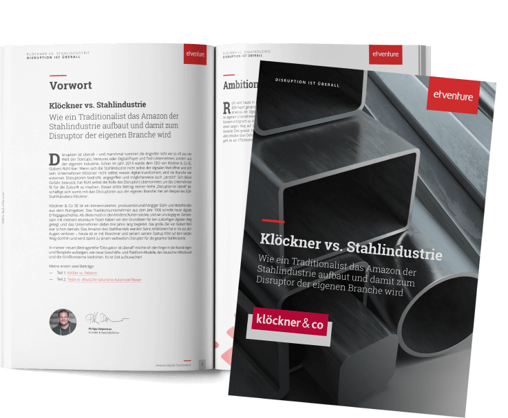Case Studie - Klöckner vs. Stahlindustrie - Disruption ist überall